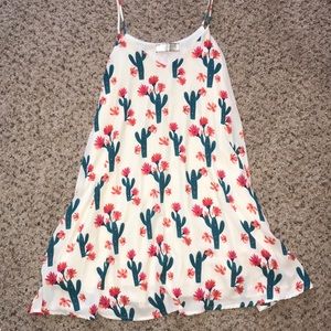 Cactus print dress